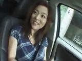 Japanese Slut Masturbate in Car