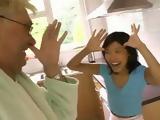 Fooling Around With Old Perv Bring Young Asian Babysitter Nothing But Trouble