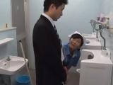 Toilet Cleaner Hitomi Endobio Sucks Off Strangers Cock