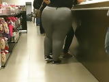 Big ass in shopping 