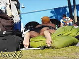 HOMELESS SSBBW AFRICAN LADY WITH HUGE ASS LYING DOWN TEASER
