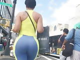 Lovely Fit Bubble Booty Latina in Grey Spandex