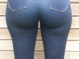 Stephanie Wolf - my big ass in skintight jeans