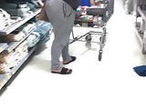 Cougar hiding that Phat Donkey in the store (3)