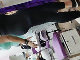 Sexy ass store recepcionist candid