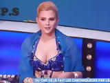 Kelly vedovelli big breast in french TV