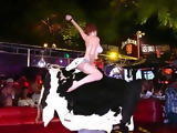 Naked Bull Riding Freak Fest Sluts out of Control